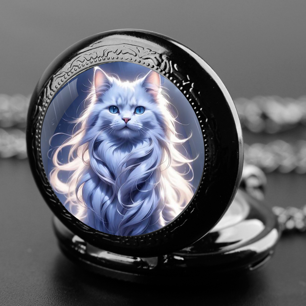Jewelry Watches For Kids - Милые кавайные кошки, графический стеклянный купол,