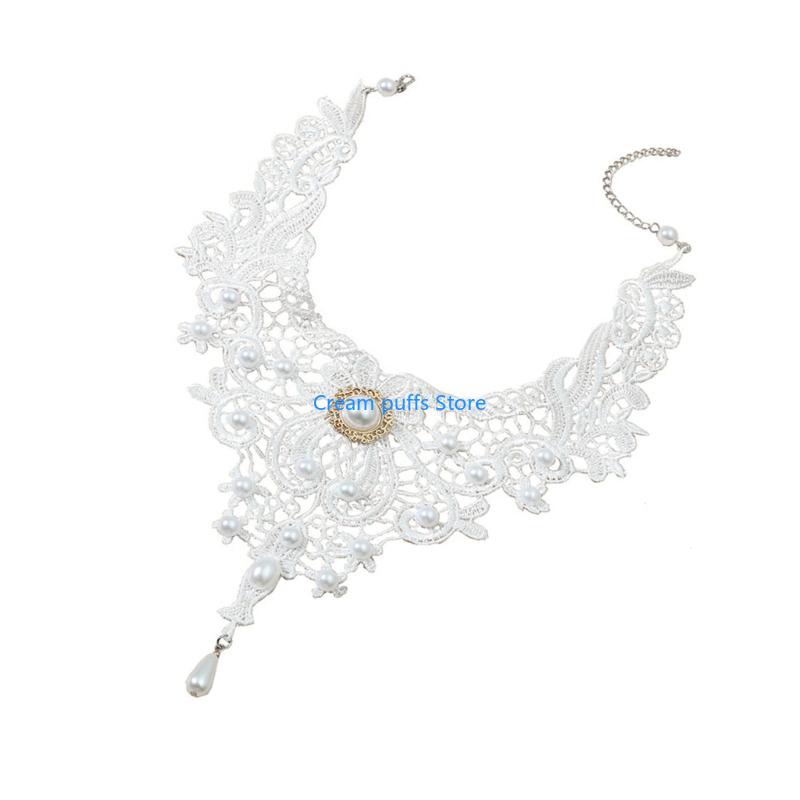 50LE кружевное колье-колье, го – обзор и цена Crystal Choker Necklace