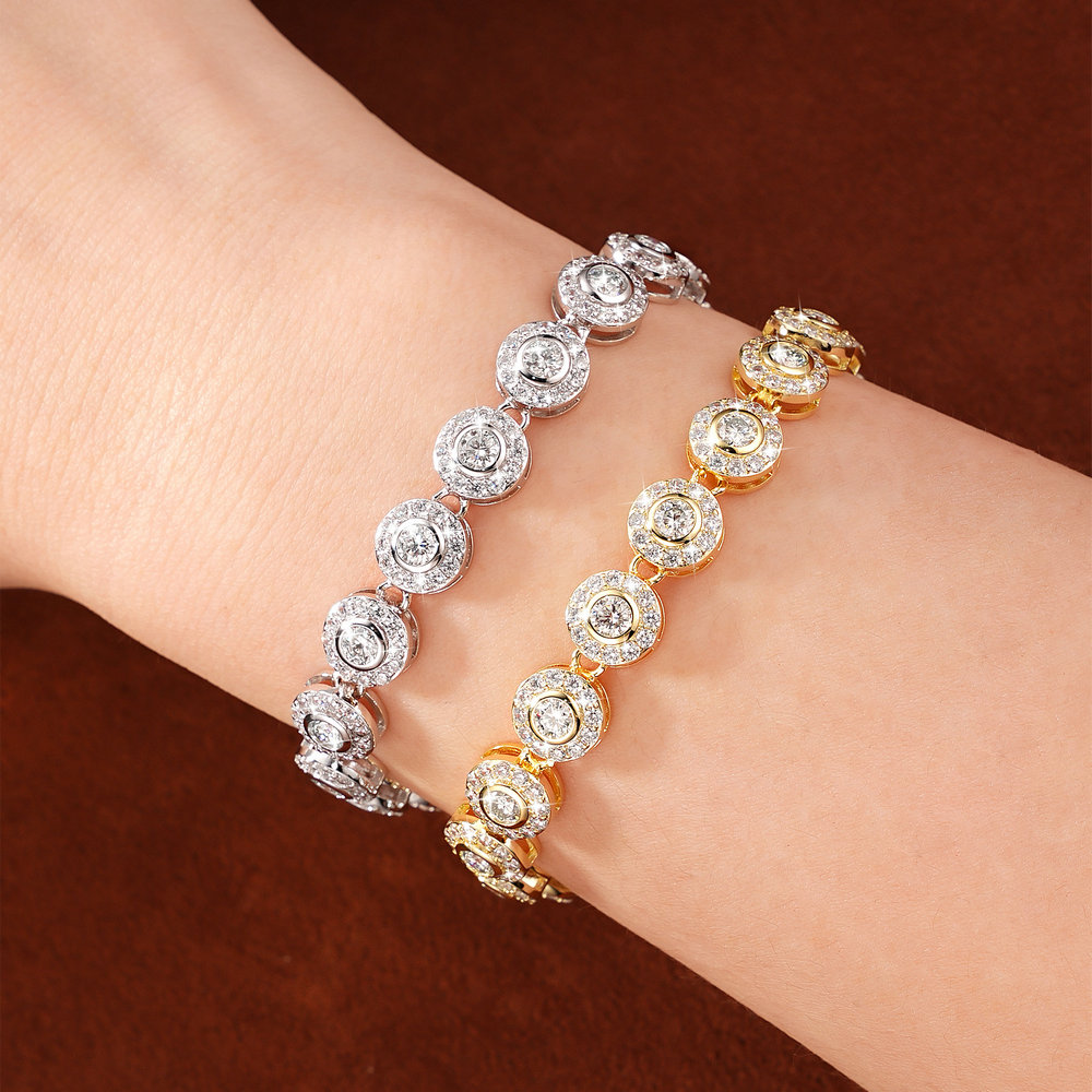 Браслет-теннис Abestecom с муа – обзор и цена Tennis Bracelet Cubic