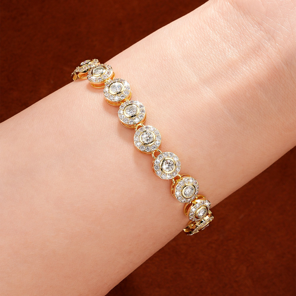 Браслет-теннис Abestecom с муа – обзор и цена Tennis Bracelet Cubic