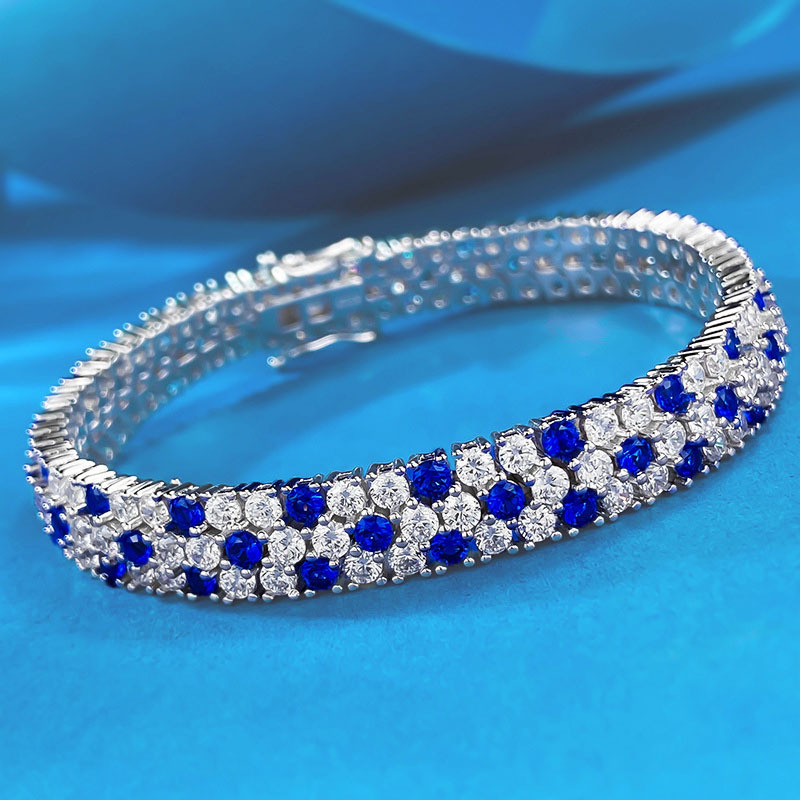 Женский двухрядный теннисный б – обзор и цена Tennis Bracelet Cubic
