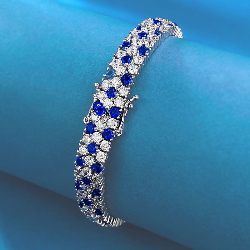 Женский двухрядный теннисный б – обзор и цена Tennis Bracelet Cubic