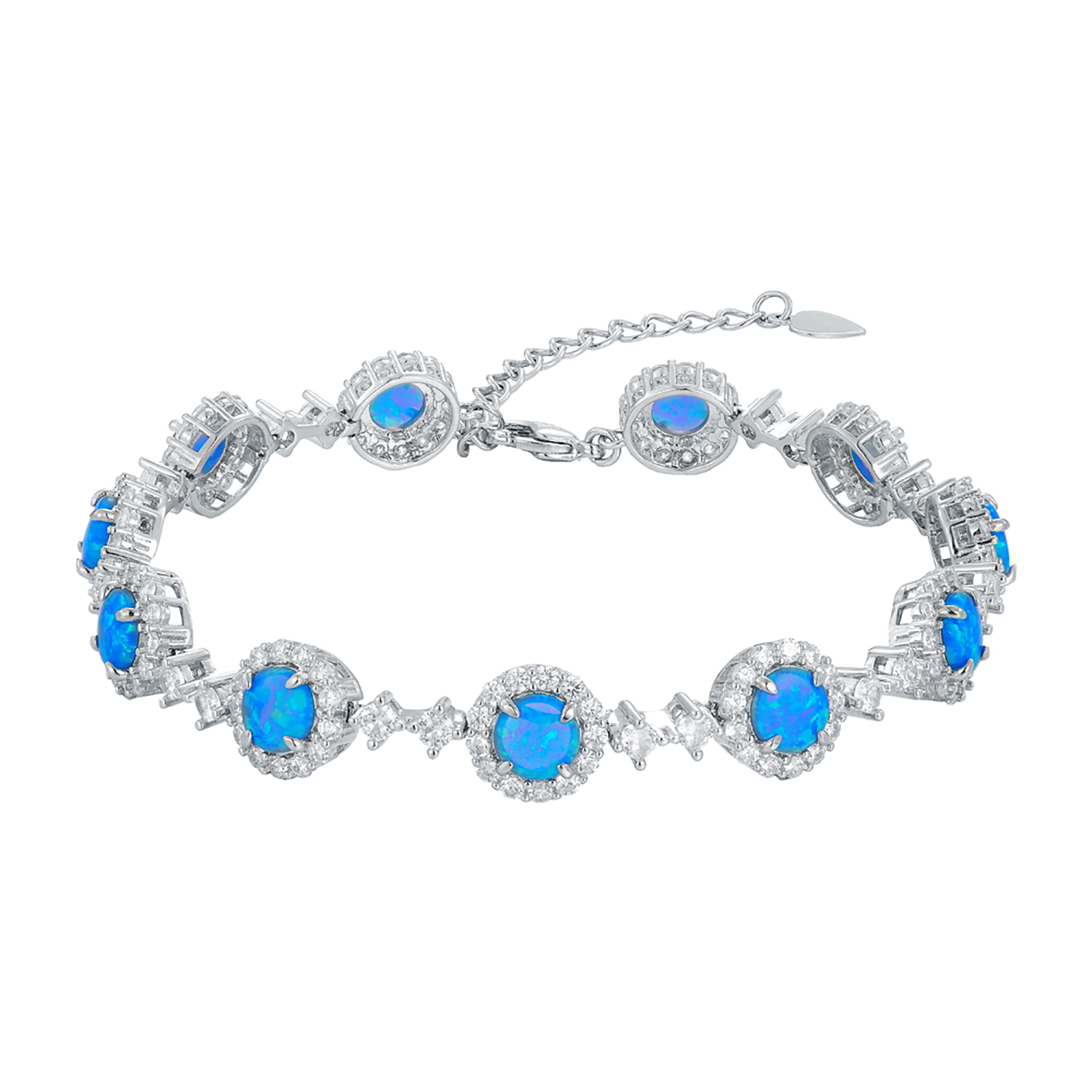 Изящный круглый браслет-теннис – обзор и цена Tennis Bracelet Cubic