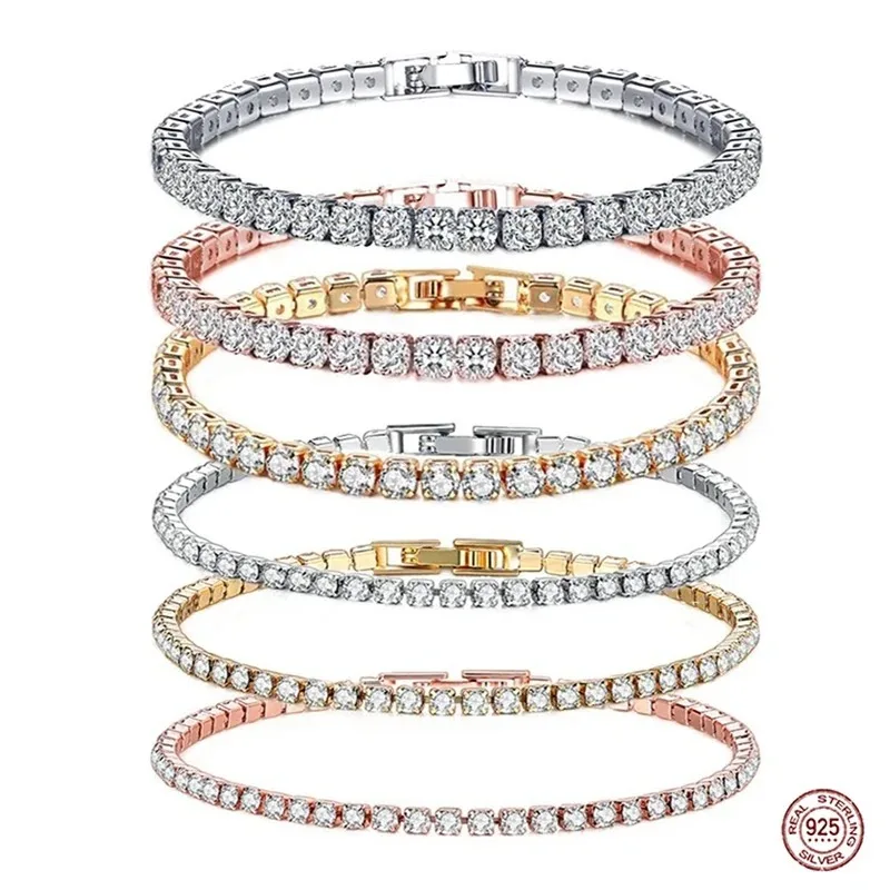 Женский очаровательный браслет – обзор и цена Tennis Bracelet Cubic
