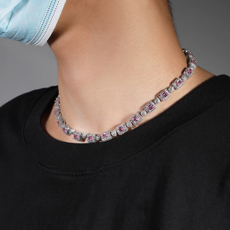 Ожерелье-чокер в стиле хип-хоп – обзор и цена Tennis Bracelet Cubic