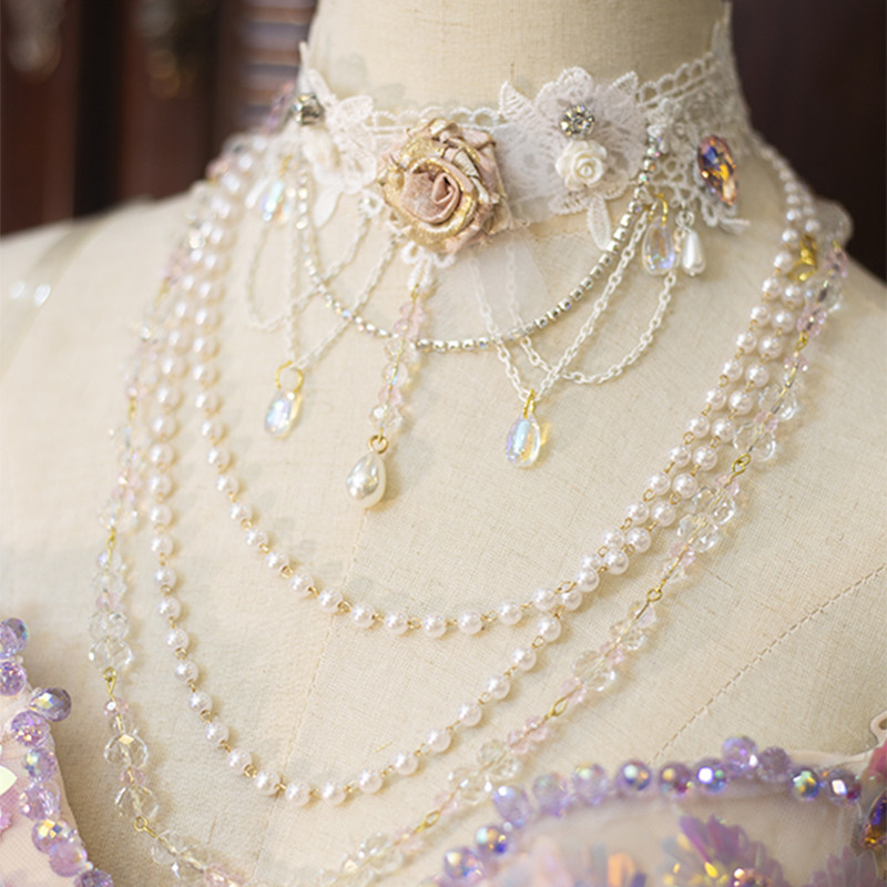 Японское оригинальное роскошно – обзор и цена Crystal Choker Necklace